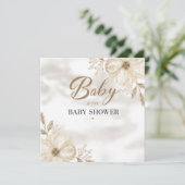 Afdrukbare babyshowerkaart kaart (Staand voorkant)