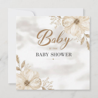Afdrukbare babyshowerkaart kaart