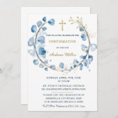 Afdrukbare Bevestigingsjongen Sjabloon Kaart (Voorkant / Achterkant)