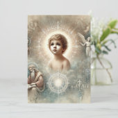 Afdrukbare Bijbelse Profetie van Jezus Scrapbook Kaart (Staand voorkant)