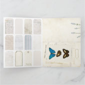 Afdrukbare Butterfly Junk Journal Labels en Pagina Kaart (Binnen)