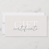 Afdrukbare cadeaukaart sjabloon gemakkelijk aan te (Voorkant)