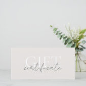 Afdrukbare cadeaukaart sjabloon gemakkelijk aan te (Staand voorkant)