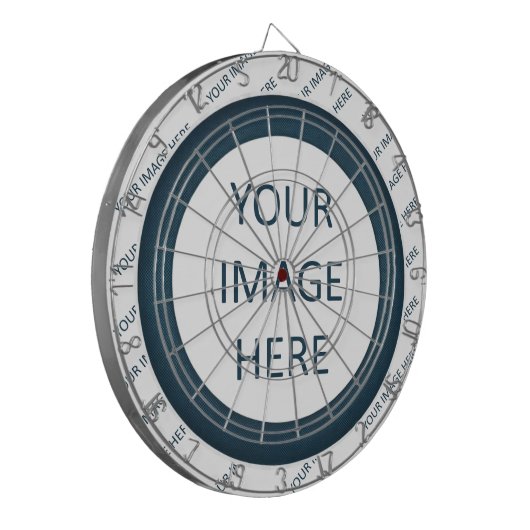 Afdrukbare creaties Dartboard Dartbord (Voorkant Links)
