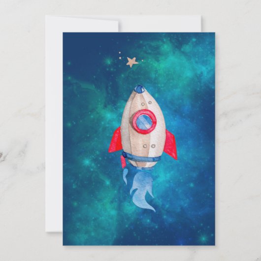 Afdrukbare digitale download Buitenruimte, zaterda Kaart (Achterkant)