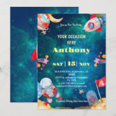 Afdrukbare digitale download Buitenruimte, zaterda Kaart (Voorkant / Achterkant)