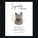 Afdrukbare Drink voor weduwschap met katten Poster<br><div class="desc">Het bord met de drink voor de papieren handtekening voor het gezelschapshuwelijk is uitgerust met een cirkelvormig lijst dat het afbeelding van uw huisdier en uw drink en recept voor de ondertekening van het huwelijk kenmerkt. Printbare trouwborden zijn de perfecte manier om je trouwborden thuis af te drukken. Download gewoon...</div>