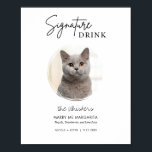 Afdrukbare Drink voor weduwschap met katten Poster<br><div class="desc">Het bord met de drink voor de papieren handtekening voor het gezelschapshuwelijk is uitgerust met een cirkelvormig lijst dat het afbeelding van uw huisdier en uw drink en recept voor de ondertekening van het huwelijk kenmerkt. Printbare trouwborden zijn de perfecte manier om je trouwborden thuis af te drukken. Download gewoon...</div>