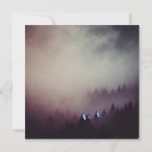 Afdrukbare Dusky Morning Autumnal Ombre Scrapbook Kaart (Achterkant)