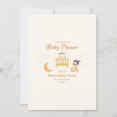 Afdrukbare envelop Schattige Baby showers Kaart (Voorkant)