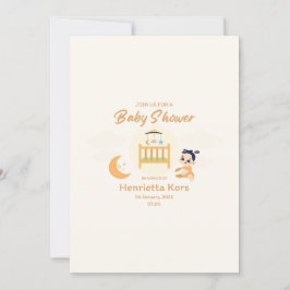 Afdrukbare envelop Schattige Baby showers Kaart