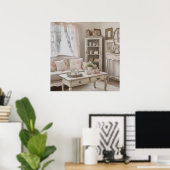 Afdrukbare foto Shabby chique huisstijl Poster (Thuiskantoor)