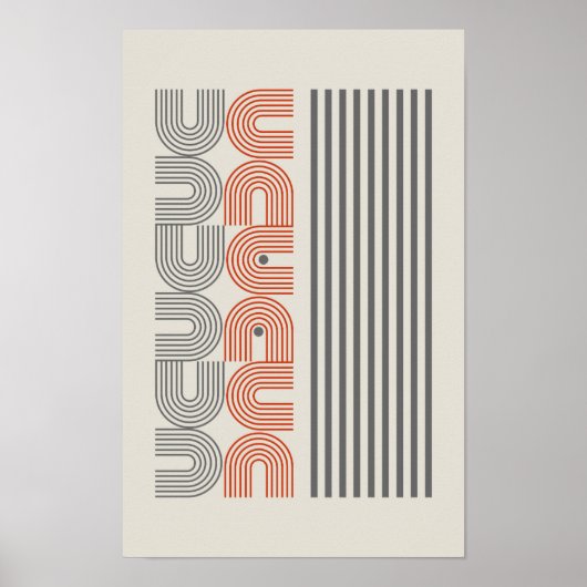 Afdrukbare geometrische Home Decor Muurkunst Poster (Voorkant)