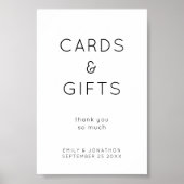 Afdrukbare geschenken en Kaarten Trouwbord Poster (Voorkant)