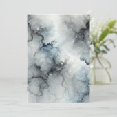 Afdrukbare Ghostly Mist Halloween Alcohol Inkt Kaart (Staand voorkant)