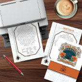 Afdrukbare Halloween Easy Word Search Business Feestdagenkaart