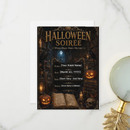 Afdrukbare Halloween-evenementkaart Bedankkaart