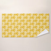Afdrukbare honingbijen badhanddoek (Badhanddoek)