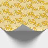 Afdrukbare honingbijen cadeaupapier (Hoek)