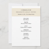 Afdrukbare ingelijste foto viering van het Life-pr Kaart (Achterkant)