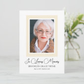 Afdrukbare ingelijste foto viering van het Life-pr Kaart (Staand voorkant)