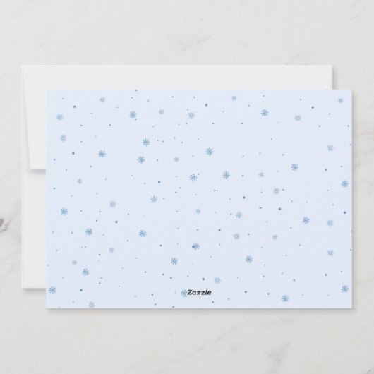 Afdrukbare Kerst Kaart Kerst Kaart Online (Achterkant)