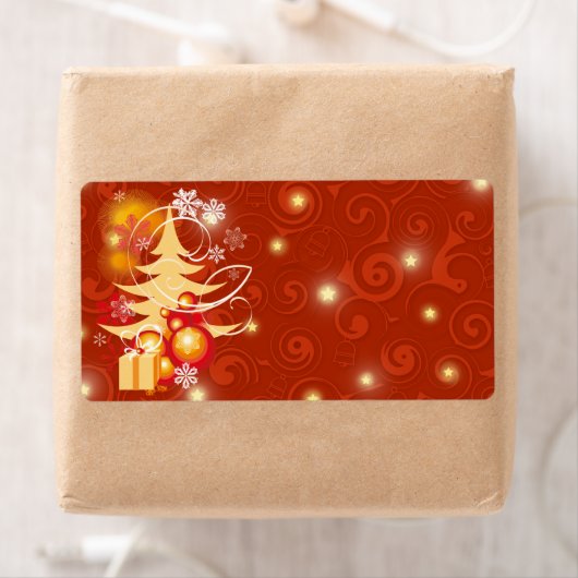 Afdrukbare kerstcadeaubonnen etiket (Insitu)