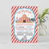 Afdrukbare kinder feestuitnodigingen collectie kaart (Staand voorkant)