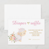 Afdrukbare Lam Luiers Raffle sjabloon (Voorkant / Achterkant)