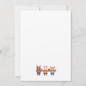 Afdrukbare lelijke trui Bingo spel Feestdagenkaart (Achterkant)