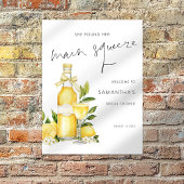 Afdrukbare Main Squeeze Lemon Welkom Vrijgezellenf Poster