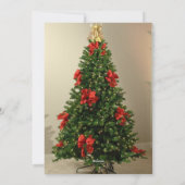 Afdrukbare Minimalistische Kerstkaart (Achterkant)