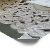 Afdrukbare moderne  Shabby chic fototype Poster (Hoek)