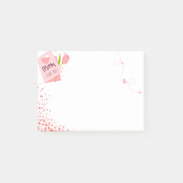 Afdrukbare moeder cadeau idee notities post-it® notes