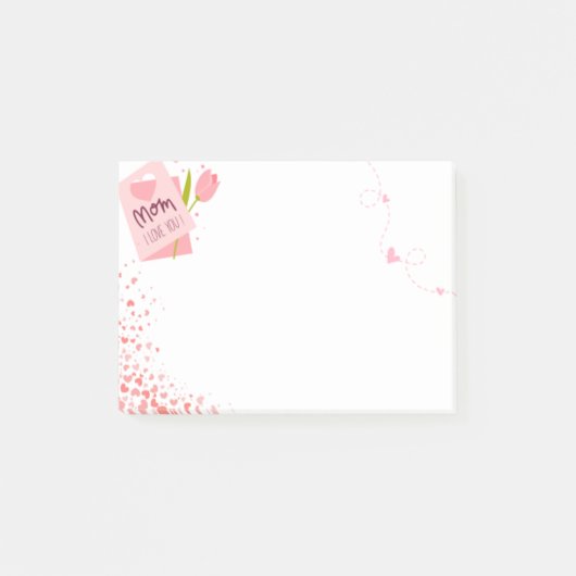 Afdrukbare moeder cadeau idee notities post-it® notes (Voorkant)