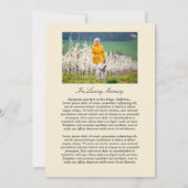 Afdrukbare Multi Photo Celebration of Life-program Kaart (Achterkant)