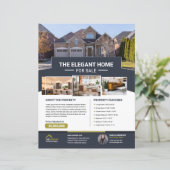 Afdrukbare onroerend goed Flyer Sjabloon (Staand voorkant)