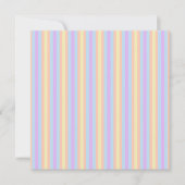 Afdrukbare Pastel Rainbow Spots & Stripes Scrapboo Kaart (Voorkant)