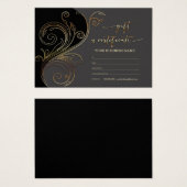 Afdrukbare persoonlijke Sjabloon Cadeaubon Visitekaartje (Voorkant /achterkant)