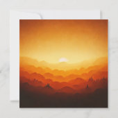 Afdrukbare pompoenoogst Autumnal Ombre Scrapbook Kaart (Achterkant)