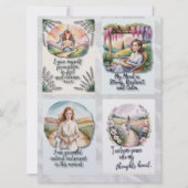 Afdrukbare positieve affirmatie Kaarten & Insta Qu (Voorkant)