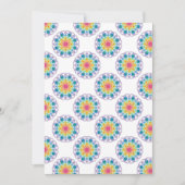 Afdrukbare Rainbow Floral Polka Dot Scrapbook Pape Kaart (Voorkant)