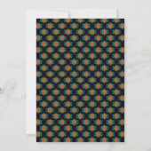 Afdrukbare Rainbow Mandala Retro Scrapbook Papier Kaart (Achterkant)