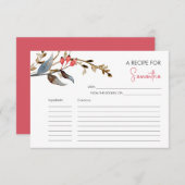 Afdrukbare Recept Kaarten Bessen & Botanicals (Voorkant / Achterkant)