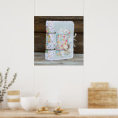 Afdrukbare Schattigee foto van plakboek met kant Poster (Keuken)