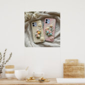 Afdrukbare Schattigee foto van telefoonhoesjes Poster (Keuken)