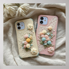 Afdrukbare Schattigee foto van telefoonhoesjes Poster