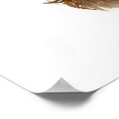 Afdrukbare Schattigee Steampunk Bird Gears Cogs Pe Poster (Hoek)