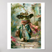 Afdrukbare Schattigee Whimsical Fantasy Anthro Fro Poster (Voorkant)