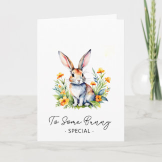 Afdrukbare Some Bunny Loves You Kaart